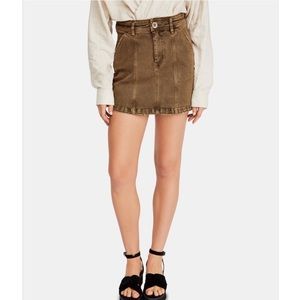 NWT Free People LENNOX MINI SKIRT